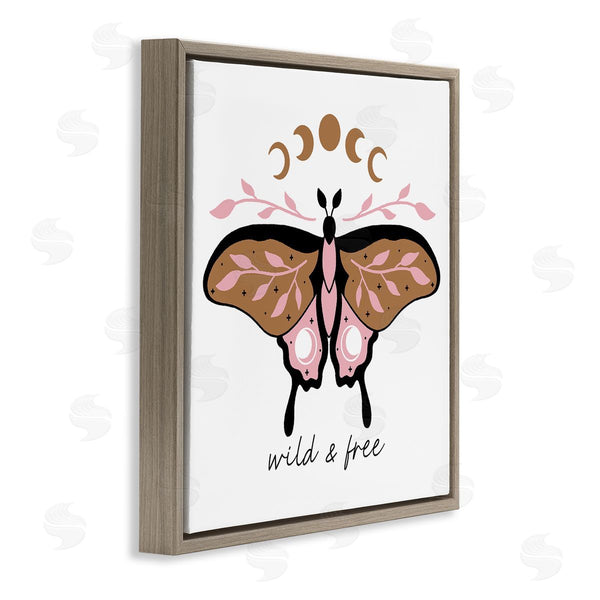 Stupell Industries XYZ Studio | Wild & Free Moth