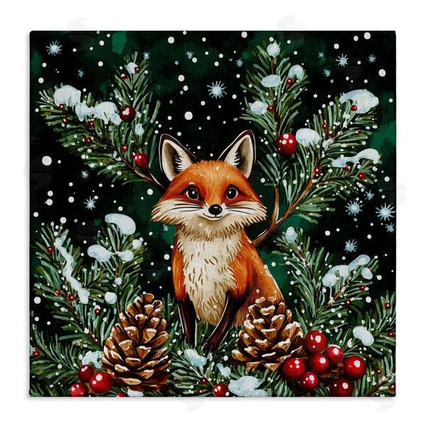 stupell industries Yen | Winter Fox & Pinecones