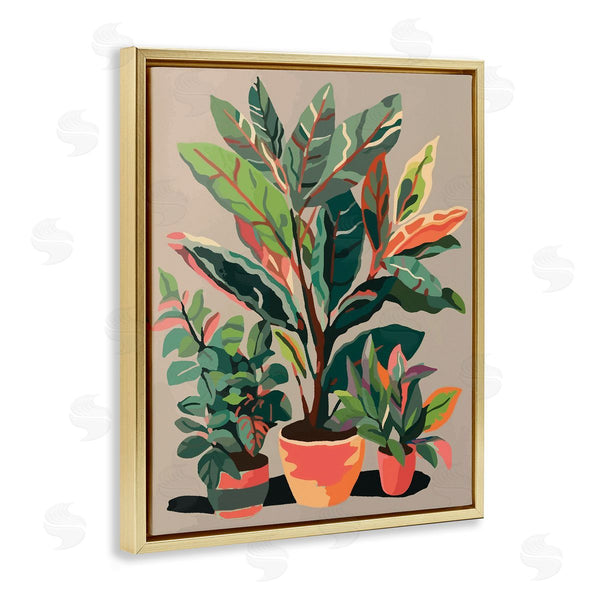 Stupell Industries Ziwei Li | Abstract Potted Plants