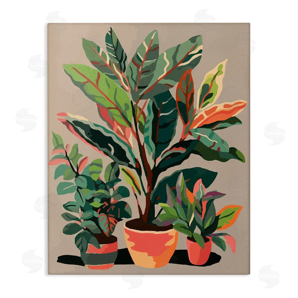 Stupell Industries Ziwei Li | Abstract Potted Plants