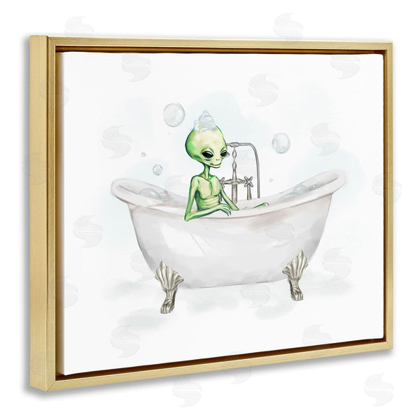 Stupell Industries Ziwei Li | Alien Bubble Bath