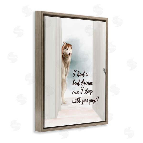 Stupell Industries Ziwei Li | Bad Dream Funny Dog