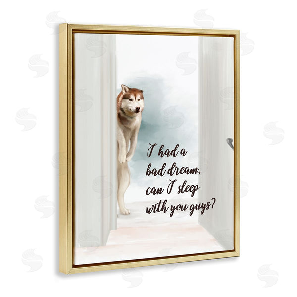 Stupell Industries Ziwei Li | Bad Dream Funny Dog
