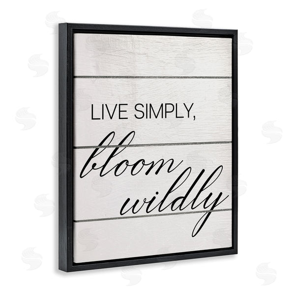 Stupell Industries Ziwei Li | Bloom Wildly Phrase