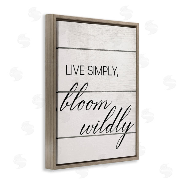 Stupell Industries Ziwei Li | Bloom Wildly Phrase