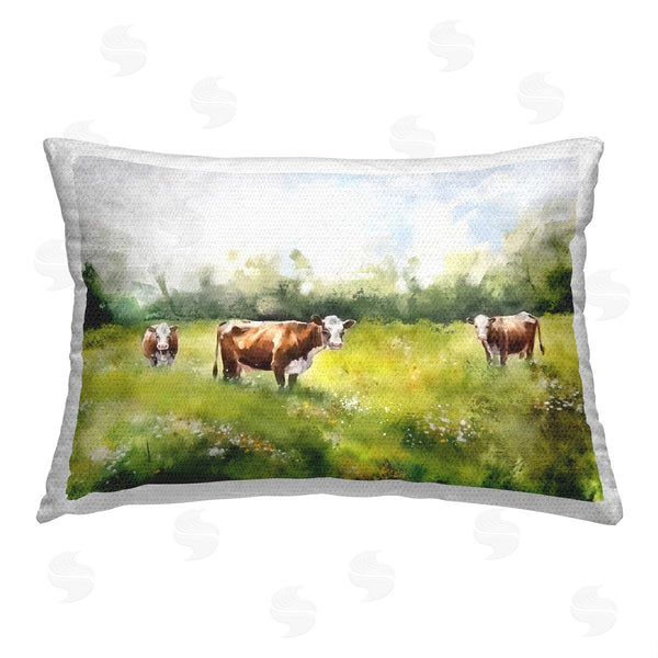 Stupell Industries Ziwei Li | Charming Cows In Field