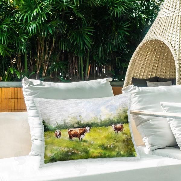 Stupell Industries Ziwei Li | Charming Cows In Field
