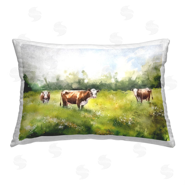 stupell industries Ziwei Li | Charming Cows in Field