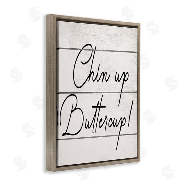 Stupell Industries Ziwei Li | Chin Up Buttercup