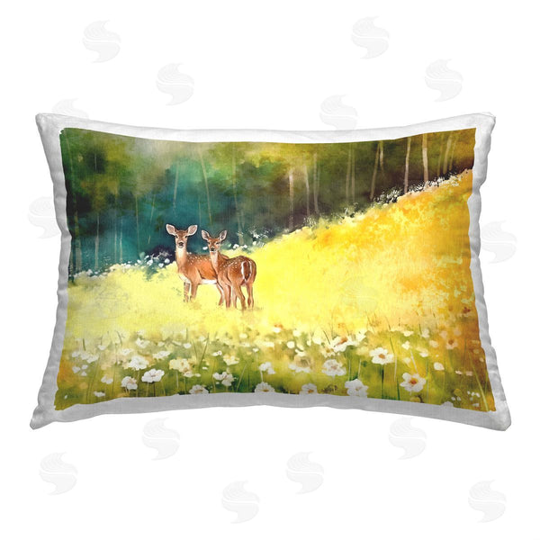 stupell industries Ziwei Li | Deer in Forest Meadow