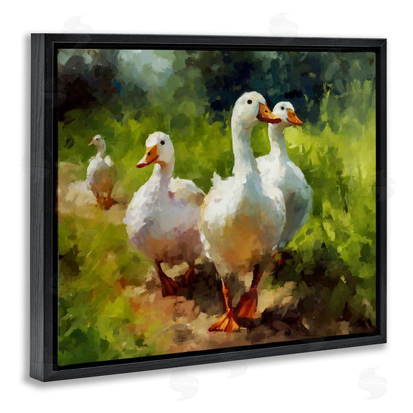 Stupell Industries Ziwei Li | Duck Family In Nature