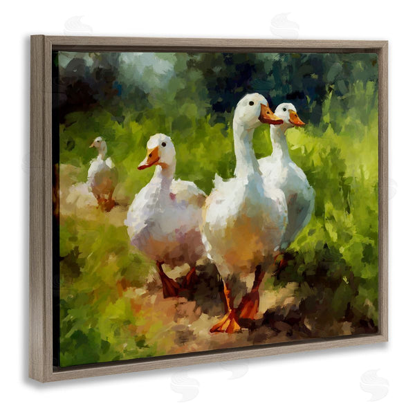 Stupell Industries Ziwei Li | Duck Family In Nature