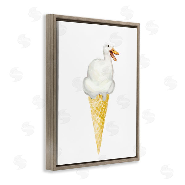 Stupell Industries Ziwei Li | Duck Ice Cream Cone