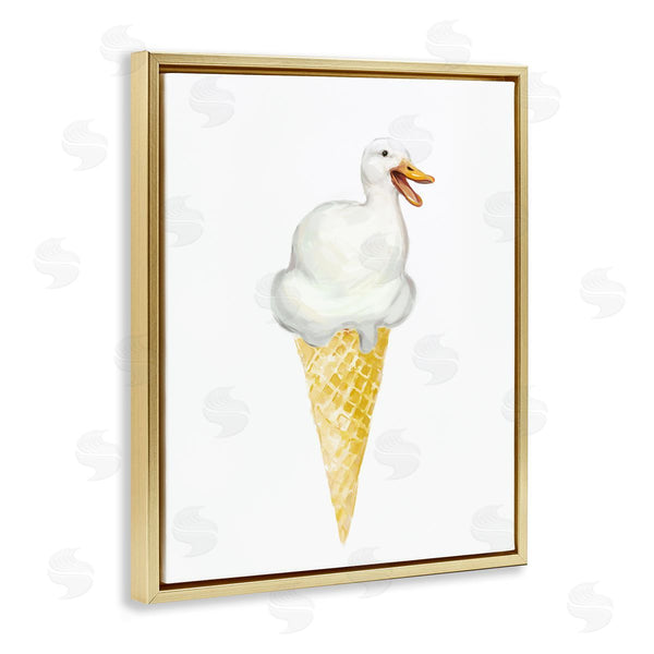 Stupell Industries Ziwei Li | Duck Ice Cream Cone