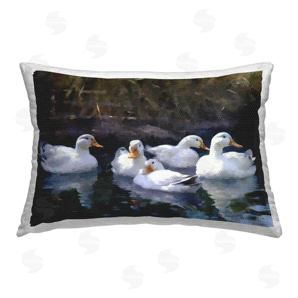 Stupell Industries Ziwei Li | Ducks Swimming In Pond