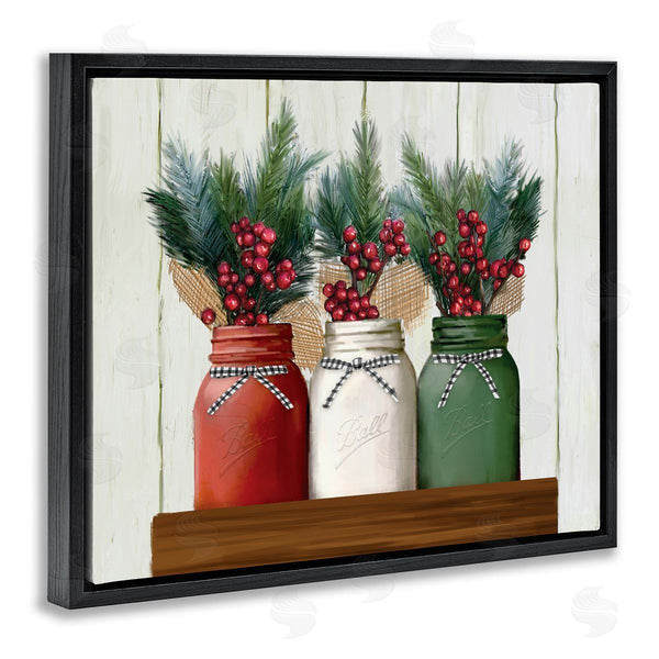 Stupell Industries Ziwei Li | Festive Holiday Jars