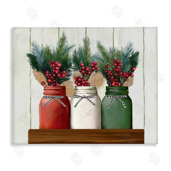stupell industries Ziwei Li | Festive Holiday Jars