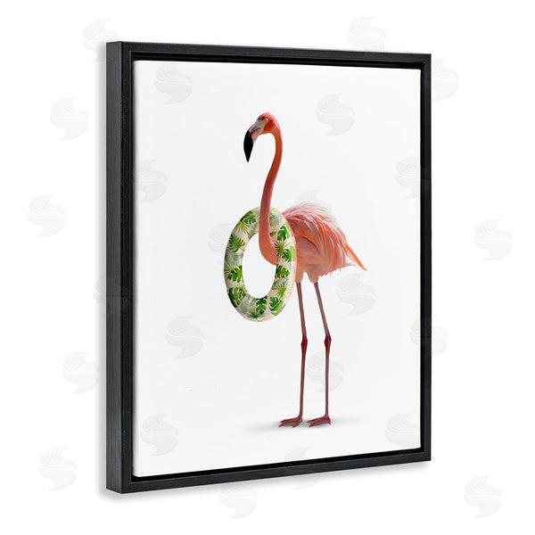 Stupell Industries Ziwei Li | Flamingo With Pool Toy