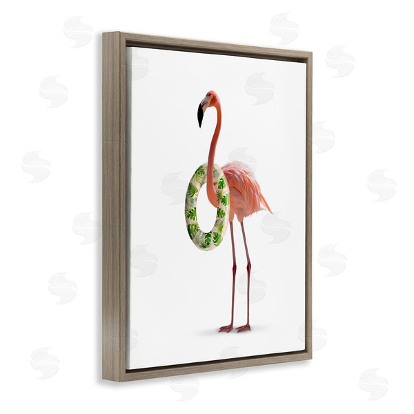 Stupell Industries Ziwei Li | Flamingo With Pool Toy