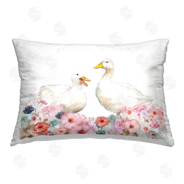 stupell industries Ziwei Li | Floral Goose Duo