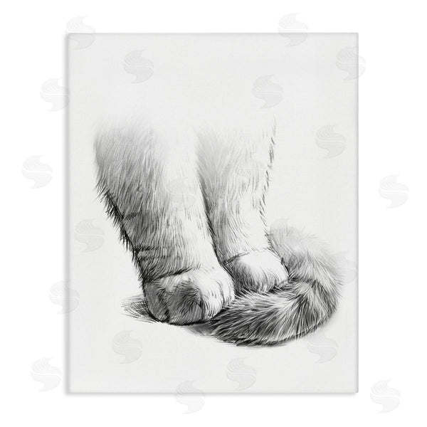 stupell industries Ziwei Li | Fluffy Cat Paws & Tail