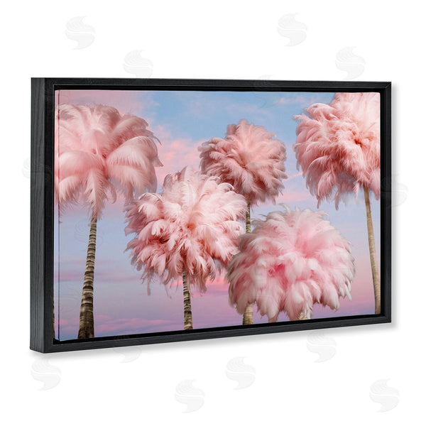 Stupell Industries Ziwei Li | Fluffy Pink Palm Trees