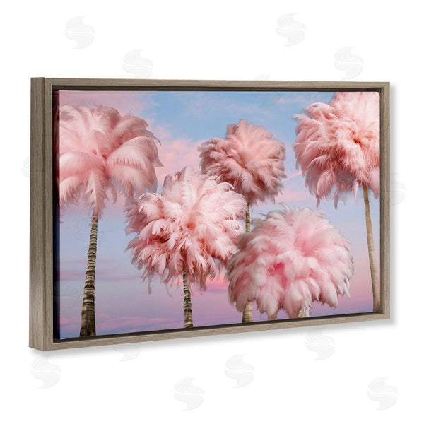 Stupell Industries Ziwei Li | Fluffy Pink Palm Trees