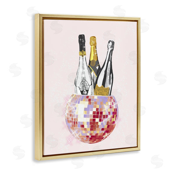 Stupell Industries Ziwei Li | Glam Disco Champagnes