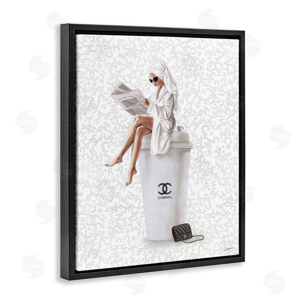 Stupell Industries Ziwei Li | Glam Girl Bathrobe