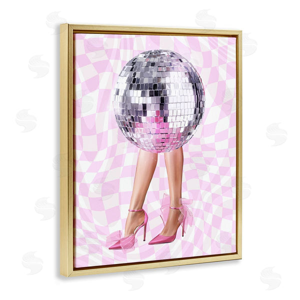 Stupell Industries Ziwei Li | Glam Heels & Disco Ball
