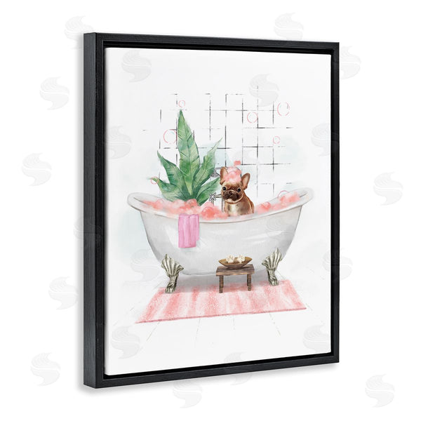 Stupell Industries Ziwei Li | Glam Pug In Tub