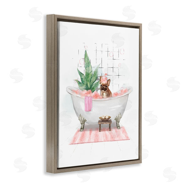 Stupell Industries Ziwei Li | Glam Pug In Tub