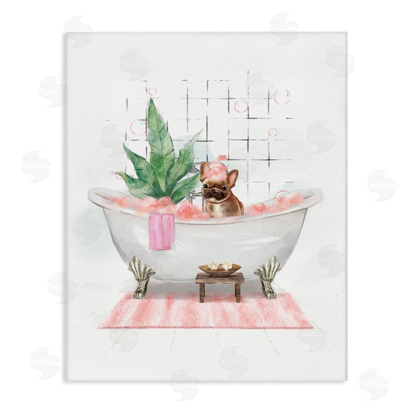 stupell industries Ziwei Li | Glam Pug in Tub
