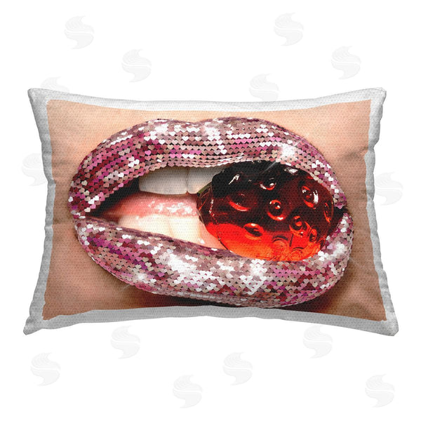Stupell Industries Ziwei Li | Glitzy Sequin Lips