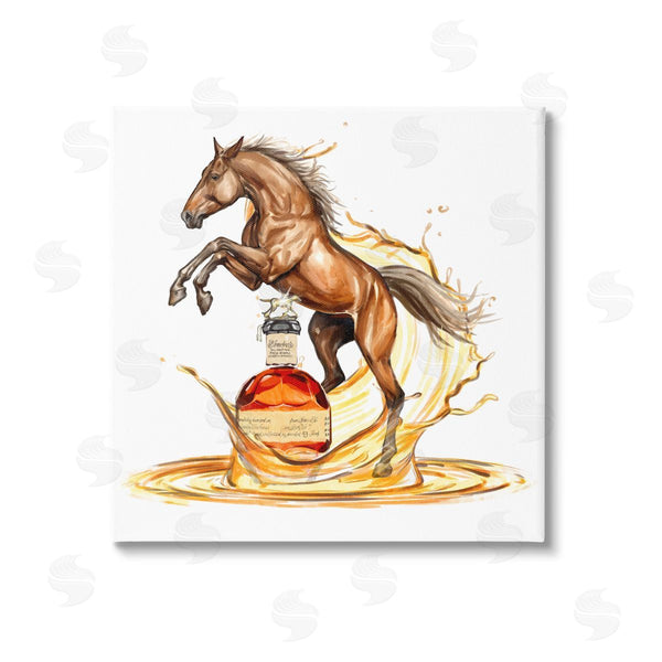 stupell industries Ziwei Li | Horse & Whiskey Bottle