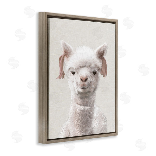 Stupell Industries Ziwei Li | Llama Portrait Animal
