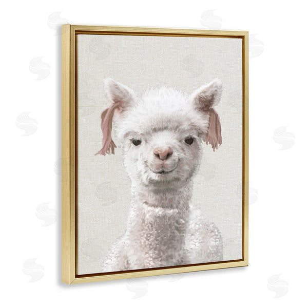 Stupell Industries Ziwei Li | Llama Portrait Animal