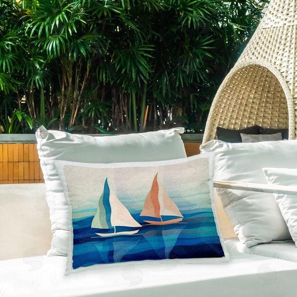 Stupell Industries Ziwei Li | Modern Sailboat Shapes