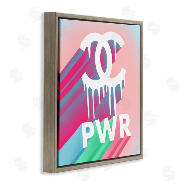 Stupell Industries Ziwei Li | Paint Drip Fashion PWR