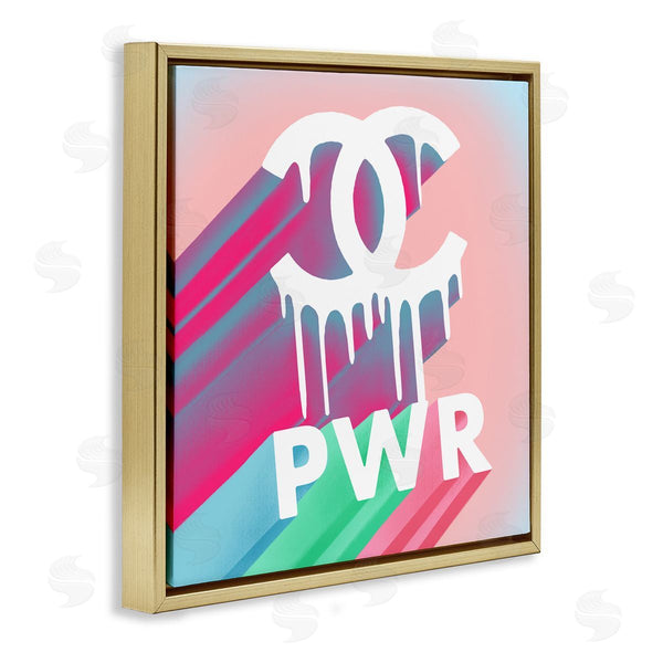 Stupell Industries Ziwei Li | Paint Drip Fashion PWR