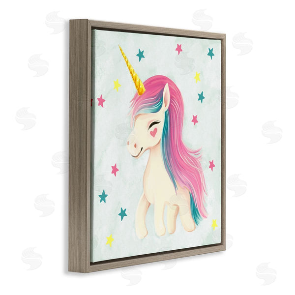 Stupell Industries Ziwei Li | Pastel Unicorn Pony