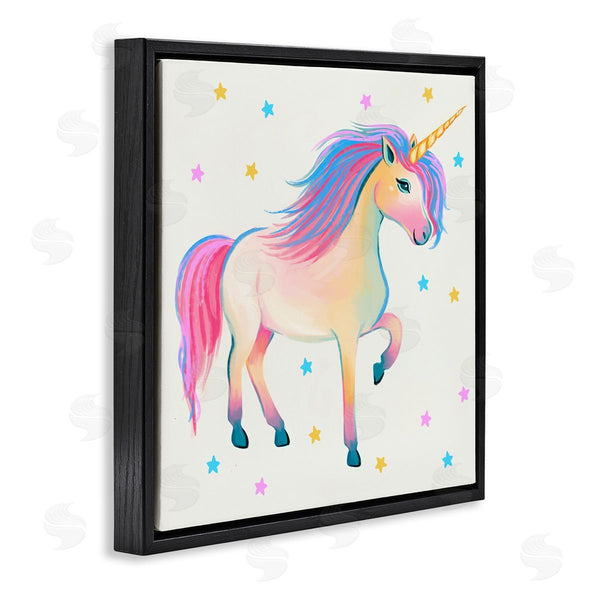 Stupell Industries Ziwei Li | Pastel Unicorn & Stars