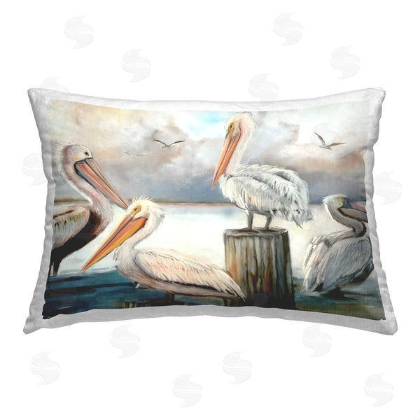 stupell industries Ziwei Li | Pelicans at Seaside