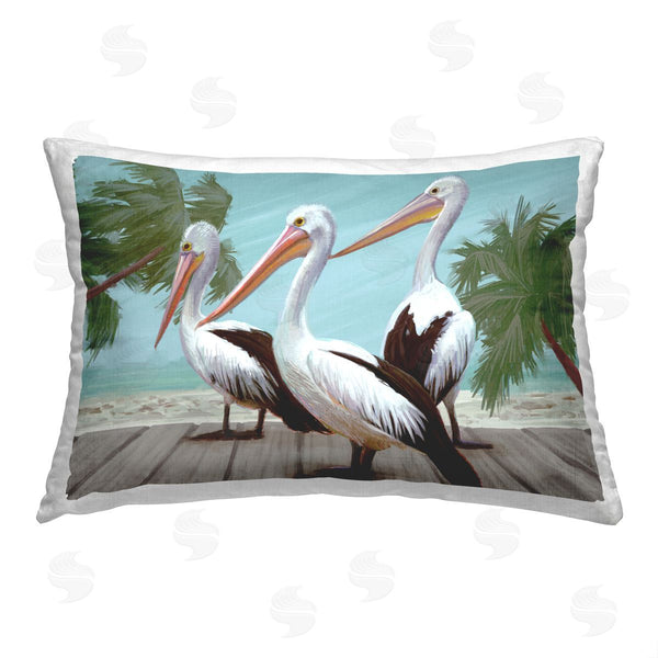 stupell industries Ziwei Li | Pelicans & Tropical Dock