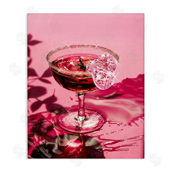 stupell industries Ziwei Li | Pink Glimmering Drink