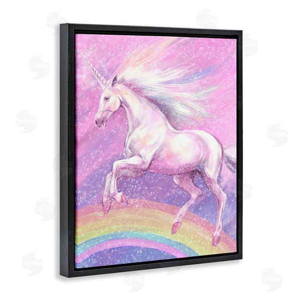Stupell Industries Ziwei Li | Rainbow Unicorn Scene
