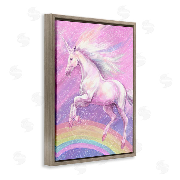 Stupell Industries Ziwei Li | Rainbow Unicorn Scene