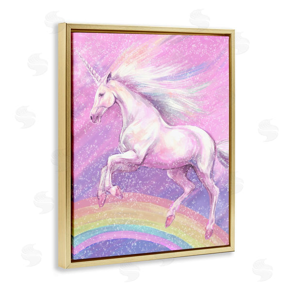 Stupell Industries Ziwei Li | Rainbow Unicorn Scene