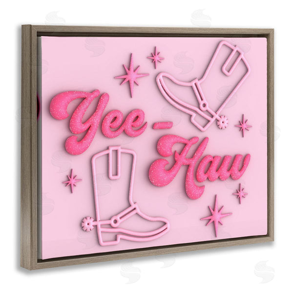Stupell Industries Ziwei Li | Retro Yee Haw Wall Art