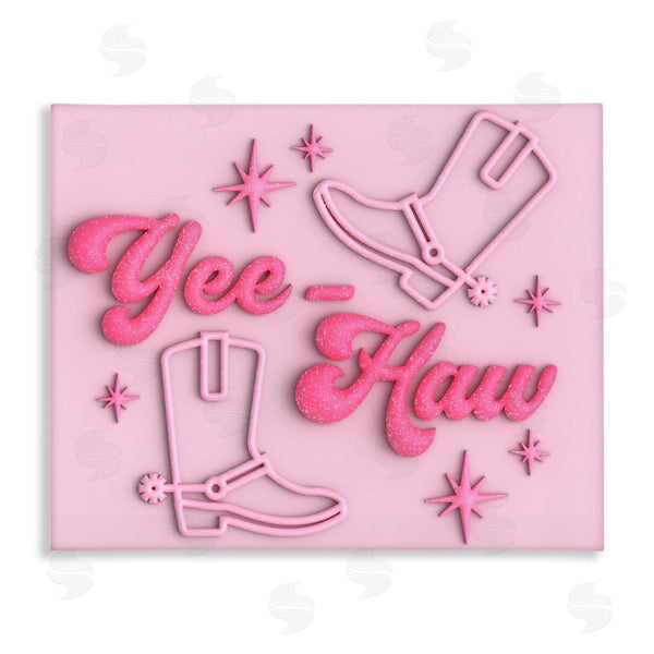 stupell industries Ziwei Li | Retro Yee Haw Wall Art